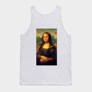 Gioconda - Mona Lisa instagram filters - Hearth Eyes Tank Top